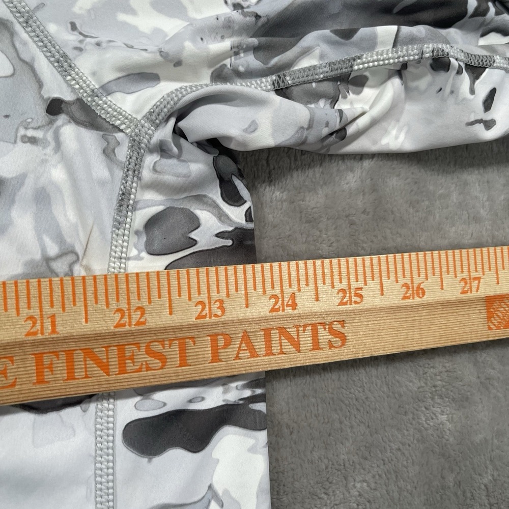 Simms Hoodie Mens XL White Veil Camo Fishing UPF50 Lightweight Stretch - Picture 6 of 8